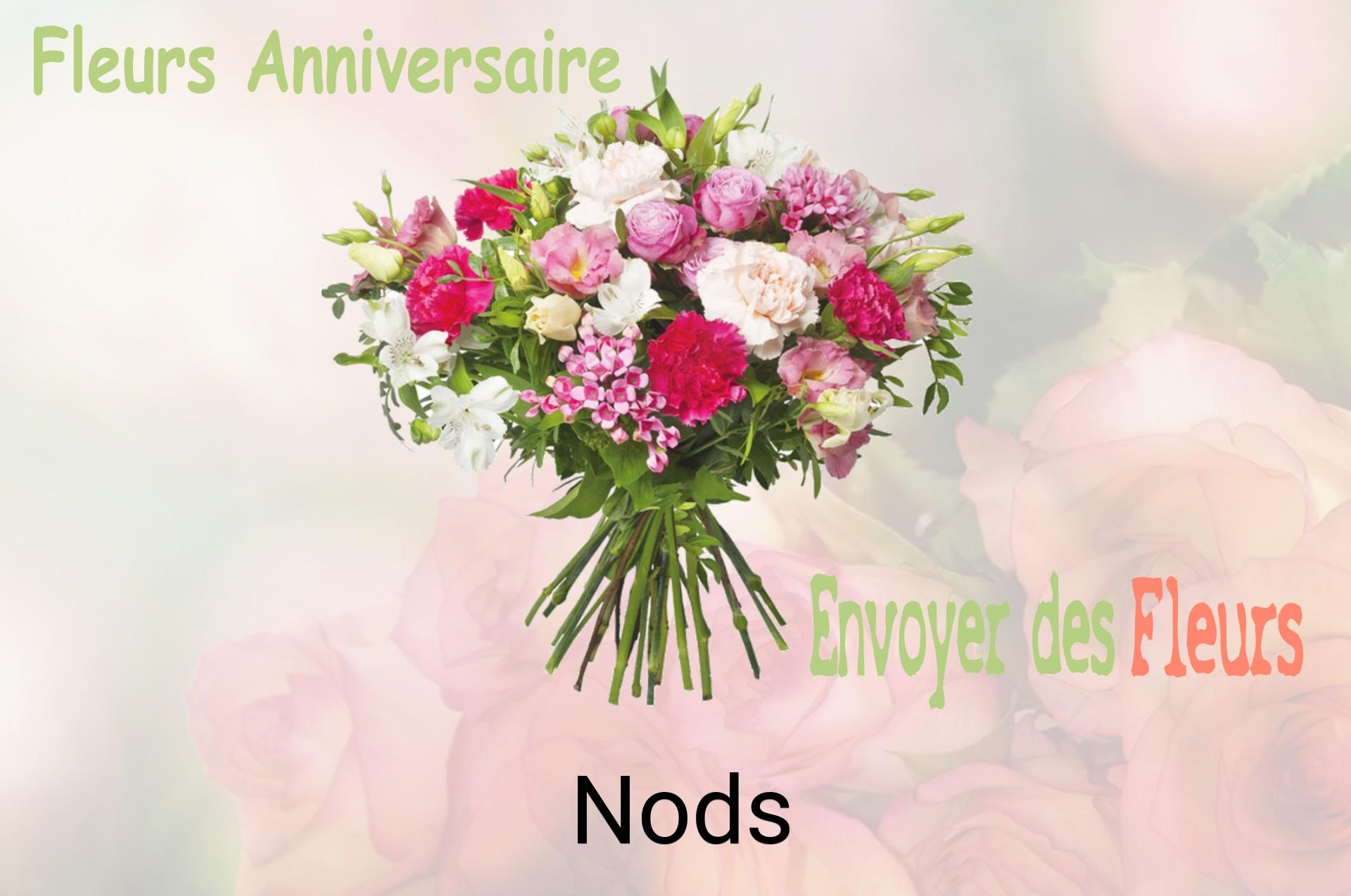 Bouquet de fleurs d’anniversaire livré à Nods
